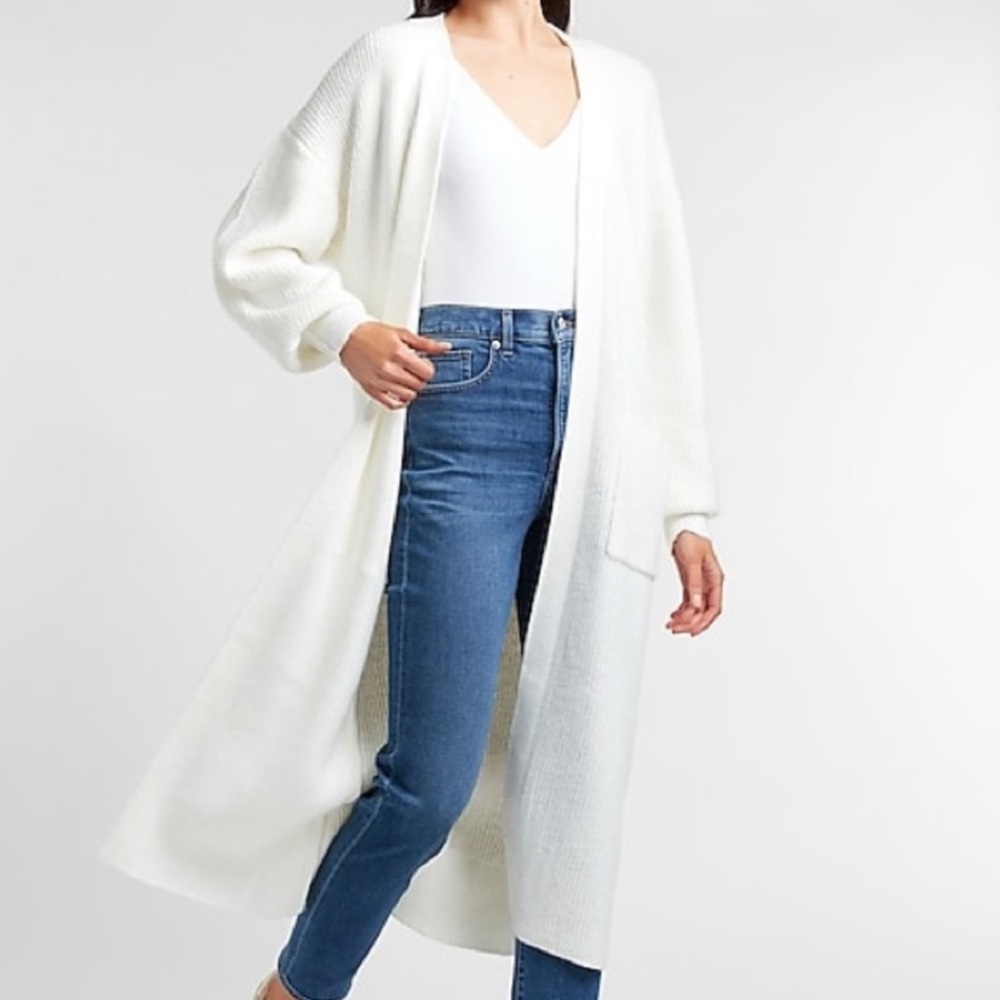 Express cozy and comfy long sleeve cardigan